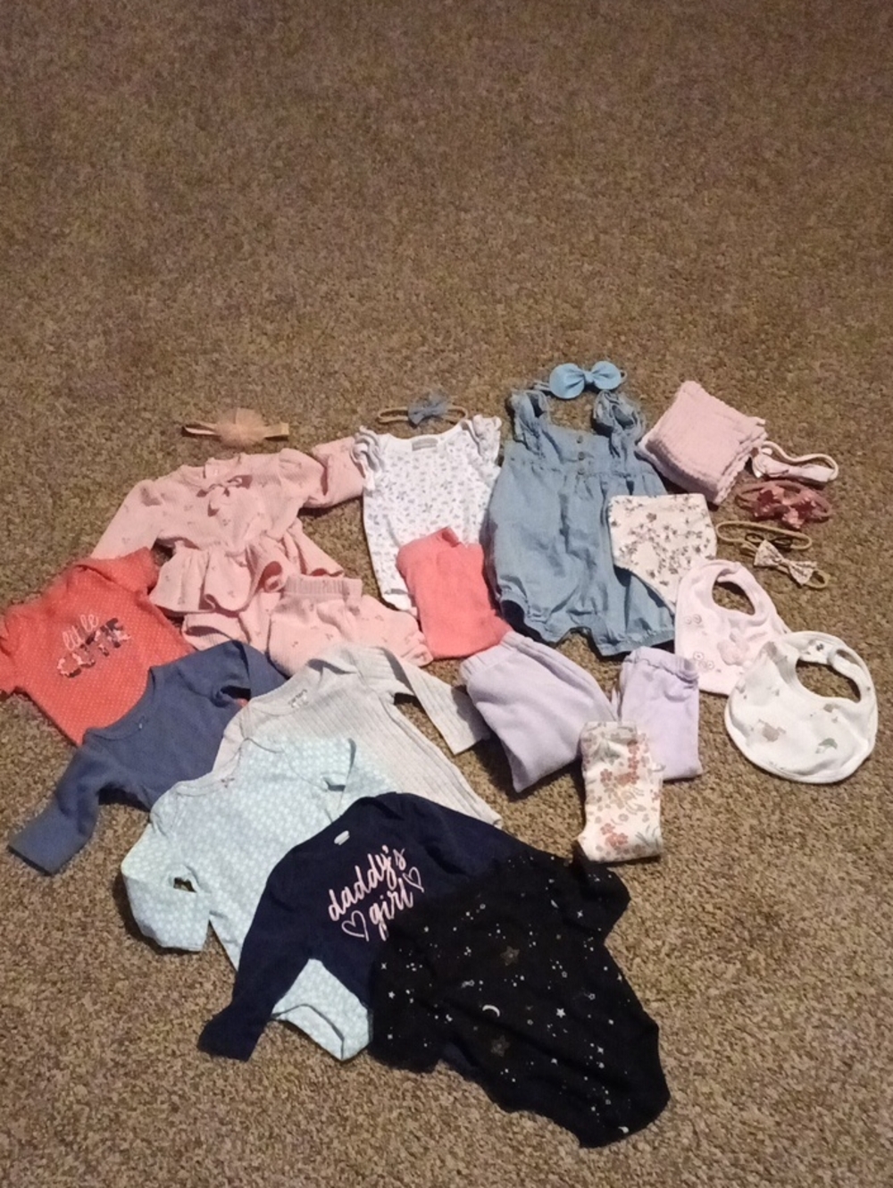 Carter's, Just One You, Simply Joy, Adorable Baby Girls 3-6 Months Bundle